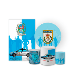 Kit 5 Peças - Polícia - PAINEL E CORES