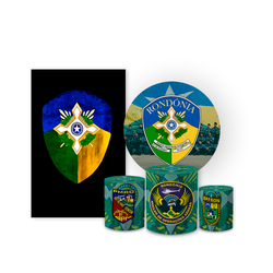 Kit 5 Peças - Polícia - PAINEL E CORES