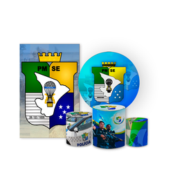 Kit 5 Peças - Polícia - PAINEL E CORES