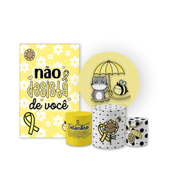Kit 5 Peças - Setembro Amarelo - PAINEL E CORES