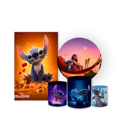 Kit 5 Peças - Stitch - PAINEL E CORES
