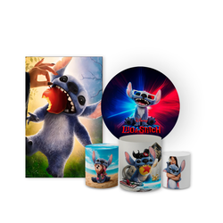 Kit 5 Peças - Stitch - PAINEL E CORES