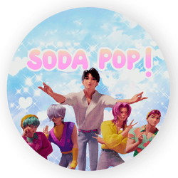 Painel Redondo 50x50 - Guerreiras K-Pop - PAINEL E CORES