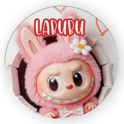 Painel Redondo 50x50 - Labubu - PAINEL E CORES