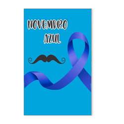 Painel Retangular 2.20x1.50 - Novembro Azul - PAINEL E CORES