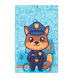 Painel Retangular 2.20x1.50 - Polícia - PAINEL E CORES