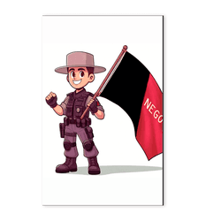 Painel Retangular 2.20x1.50 - Polícia - PAINEL E CORES