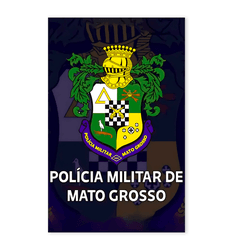 Painel Retangular 2.20x1.50 - Polícia - PAINEL E CORES