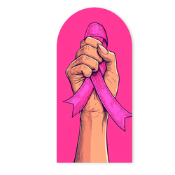 Painel Romano 2x1 - Outubro Rosa - PAINEL E CORES