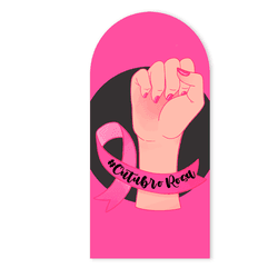 Painel Romano 2x1 - Outubro Rosa - PAINEL E CORES