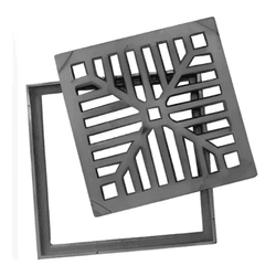 Ralo de Ferro Fundido com Caixilho 30x30 cm - 826 - Panelas Ferreira 