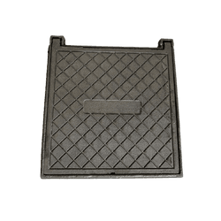 Tampão de Ferro Fundido Articulado 50x50 cm - 455 - Panelas Ferreira 