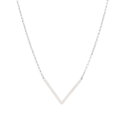 Choker V Aço Inoxidável - ICO054900 - Kumbayá Joias