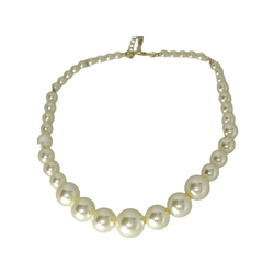 Choker Pérolas Médias Degradê Banho de Ouro 18K - ... - Kumbayá Joias