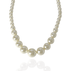 Choker Pérolas Grandes Degradê Banho de Ouro 18K -... - Kumbayá Joias