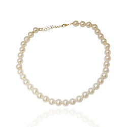 Colar Pérolas Banho de Ouro 18K - JCO060702 - Kumbayá Joias