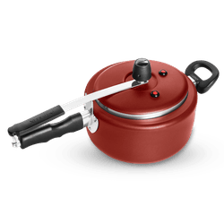 Panela de Pressão PLX 3,5L Vermelha - 789827537055... - Patolux