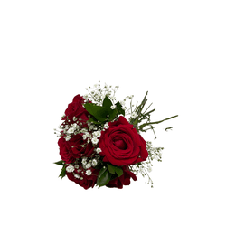 Buquê de 6 Rosas Vermelhas Carinho - Patty Deli Café