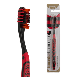 Escova de dente Powerdent Torcedor Flamengo - 1072 - Grupo PDHB - Loja Virtual