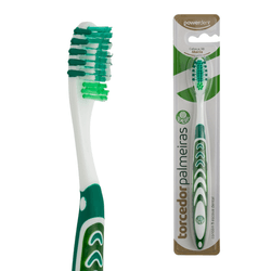 Escova de dente Powerdent Torcedor Palmeiras - 1080 - Grupo PDHB - Loja Virtual
