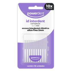 Escova Interdental Powerdent Ultra Fina 2mm - 1234 - Grupo PDHB - Loja Virtual