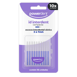 Escova Interdental Powerdent Cônica 3 a 7mm - 1240 - Grupo PDHB - Loja Virtual