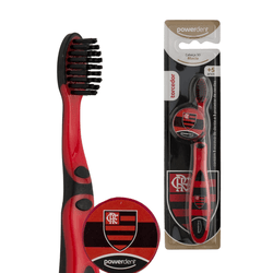 Escova de dente infantil Powerdent Torcedor Flamengo - 1296 - Grupo PDHB - Loja Virtual