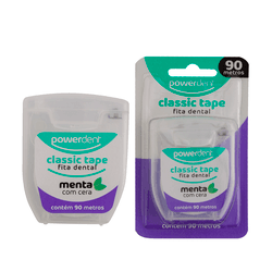 Fita dental Powerdent Classic Tape - 90 m - 1432 - Grupo PDHB - Loja Virtual