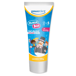 Gel Dental Infantil Powerdent Mundo Bita 100g - 1465 - Grupo PDHB - Loja Virtual