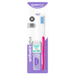 Kit ortodôntico de higiene oral Powerdent orthokit plus - 1808 - Grupo PDHB - Loja Virtual