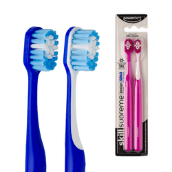 Escova de Dentes Powerdent Skill Supreme 2un - 2597 - Grupo PDHB - Loja Virtual
