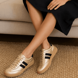 Tênis Casual Couro Premium Plume Glace/Preto 2042 - 281 - USE PDK SHOES