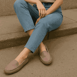 Mocassim Couro Premium Plume Rose 8061 - 255 - USE PDK SHOES