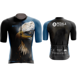 CAMISETA BIKE - ÁGUIA AZUL - 42 - PEDALA BIKE BRASIL