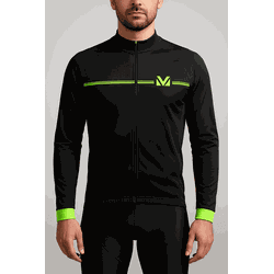 CAMISETA BIKE- MOVITÁ- MOD PRETO COM VERDE NEON - ... - PEDALA BIKE BRASIL