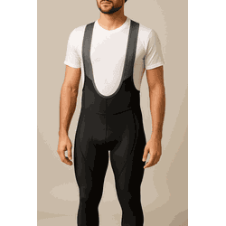 BRETELLE CALÇA - STRAVA- MOD PRETO/CINZA - 294 - PEDALA BIKE BRASIL