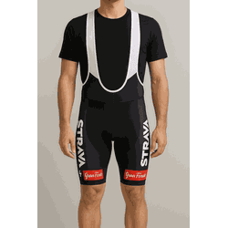 BRETELLE - STRAVA- MOD PRETO/BRANCO - 296 - PEDALA BIKE BRASIL