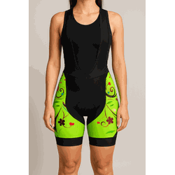 BRETELLE - MOVITÁ - MOD VERDE FLORAL - 298 - PEDALA BIKE BRASIL