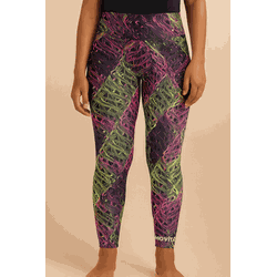 CALÇA LEGGING NEON ABSTRATA - MOD NEON ABSTRATA - ... - PEDALA BIKE BRASIL