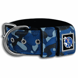 COLEIRA SUPERCONFORT 5cm camuflado azul com preto ... - PETSPACE