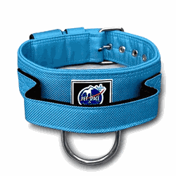 COLEIRA TÁTICA 5cm azul bebê - 1320 - PETSPACE