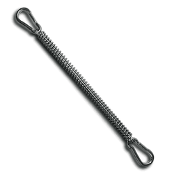 Mola para spring pole 35cm com 2 mosquetões - 078 - PETSPACE