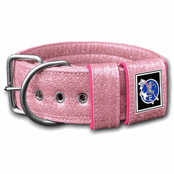 COLEIRA LISA 5cm glitter rosa - 1134 - PETSPACE
