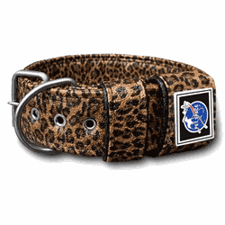 COLEIRA LISA 5cm glitter oncinha 1 - 1132 - PETSPACE
