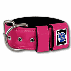 COLEIRA SUPERCONFORT 5cm pink com preto - 811 - PETSPACE
