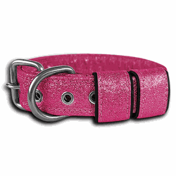 COLEIRA BABY 3cm glitter pink - 860 - PETSPACE