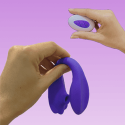 Vibrador de casal com Pulsação - Pimenta Angelical 