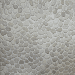 MOSAICO SEIXOS TELADO OFF WHITE 30X30 - Piso de Pedra Osasco