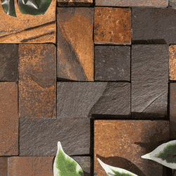 Mosaico de Pedra Ferro Telado 5x5 5x10 10x10 - Piso de Pedra Osasco