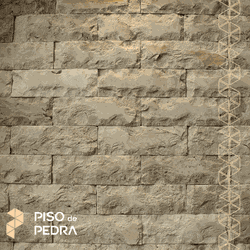Travertino Rock Face 7,5X23 - Piso de Pedra Osasco